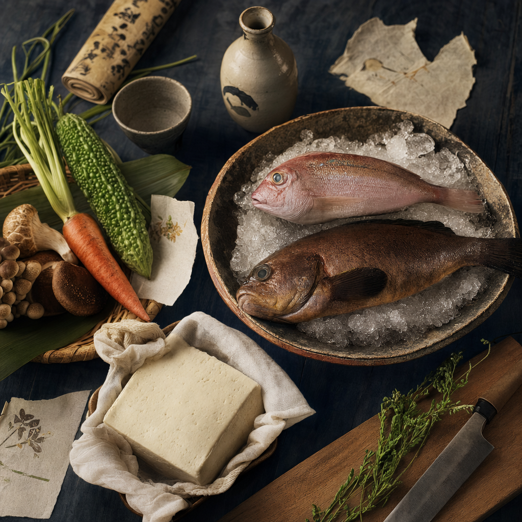 沖縄の地のもの食材